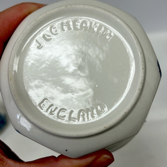 Vintage Royal Staffordshire ironstone “Willow” coffee pot cream & sugar - Picture 10 of 16